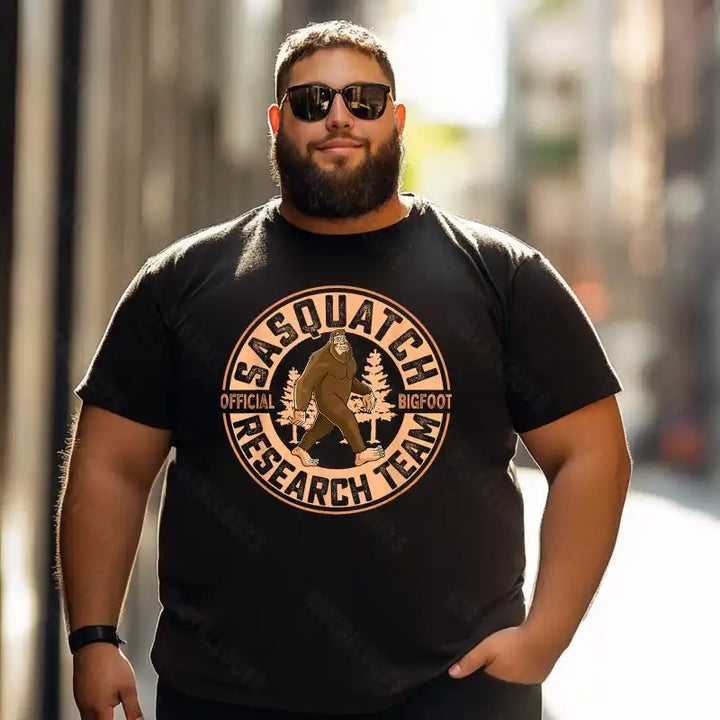 Bigfoot Sasquatch Yeti T0 5D2F 073 Men T Shirts Big and Tall Men Shirts Plus Size Short Sleeve Fashion Casual T Shirt Graphic Tee Shirts Tshirts