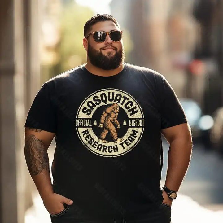 Bigfoot Sasquatch Yeti T0 5D2F 078 Men T Shirts Big and Tall Men Shirts Plus Size Short Sleeve Fashion Casual T Shirt Graphic Tee Shirts Tshirts