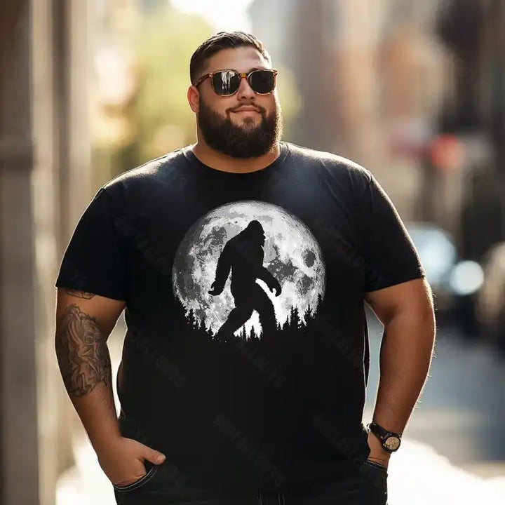 Bigfoot Sasquatch Yeti T0 5D2F 090 Men T Shirts Big and Tall Men Shirts Plus Size Short Sleeve Fashion Casual T Shirt Graphic Tee Shirts Tshirts