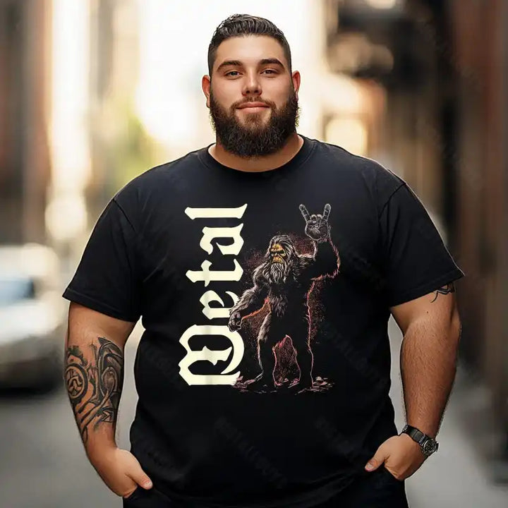 Bigfoot Sasquatch Yeti T0 5D2F 096 Men T Shirts Big and Tall Men Shirts Plus Size Short Sleeve Fashion Casual T Shirt Graphic Tee Shirts Tshirts