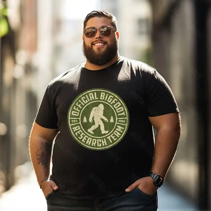 Bigfoot Sasquatch Yeti T0 5D2F 103 Men T Shirts Big and Tall Men Shirts Plus Size Short Sleeve Fashion Casual T Shirt Graphic Tee Shirts Tshirts