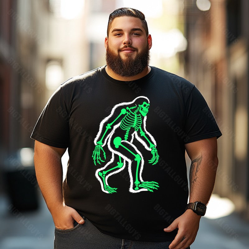 Bigfoot Sasquatch Yeti T0 5D2F 114 Men T Shirts Big and Tall Men Shirts Plus Size Short Sleeve Fashion Casual T Shirt Graphic Tee Shirts Tshirts