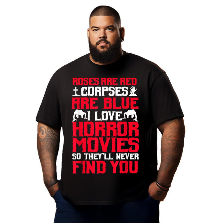 Halloween Horror Movie Night Shirt Halloween Horror T Shirt T0 5DM3 004 Men T Shirts Big and Tall Men Shirts Plus Size Short Sleeve Fashion Casual T Shirt Graphic Tee Shirts Tshirts