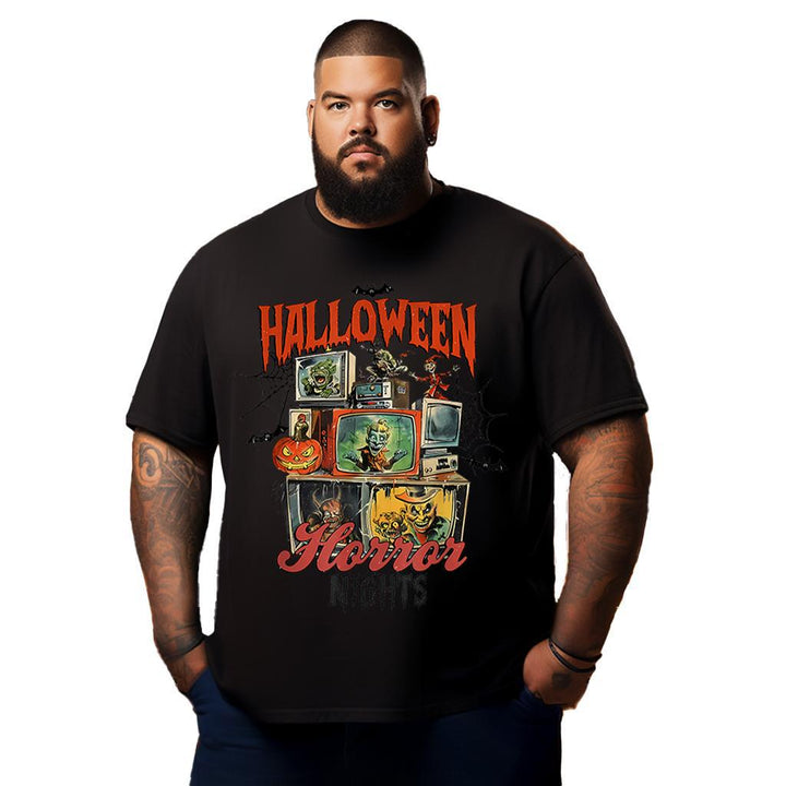 Halloween Horror Movie Night Shirt Halloween Horror T Shirt T0 5DM3 005 Men T Shirts Big and Tall Men Shirts Plus Size Short Sleeve Fashion Casual T Shirt Graphic Tee Shirts Tshirts