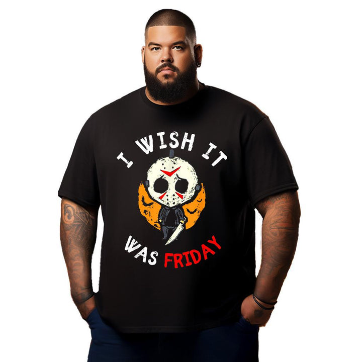 Halloween Horror Movie Night Shirt Halloween Horror T Shirt T0 5DM3 007 Men T Shirts Big and Tall Men Shirts Plus Size Short Sleeve Fashion Casual T Shirt Graphic Tee Shirts Tshirts