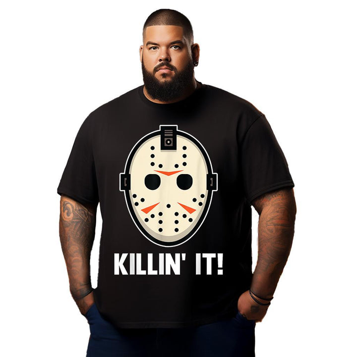 Halloween Horror Movie Night Shirt Halloween Horror T Shirt T0 5DM3 011 Men T Shirts Big and Tall Men Shirts Plus Size Short Sleeve Fashion Casual T Shirt Graphic Tee Shirts Tshirts