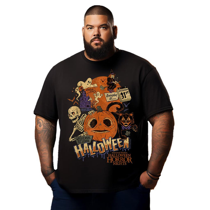 Halloween Horror Movie Night Shirt Halloween Horror T Shirt T0 5DM3 013 Men T Shirts Big and Tall Men Shirts Plus Size Short Sleeve Fashion Casual T Shirt Graphic Tee Shirts Tshirts