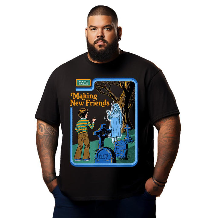 Halloween Horror Movie Night Shirt Halloween Horror T Shirt T0 5DM3 016 Men T Shirts Big and Tall Men Shirts Plus Size Short Sleeve Fashion Casual T Shirt Graphic Tee Shirts Tshirts