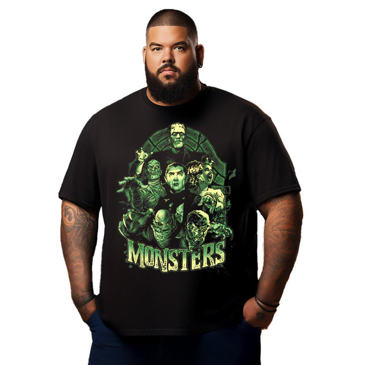Halloween Horror Movie Night Shirt Halloween Horror T Shirt T0 5DM5 001 Men T Shirts Big and Tall Men Shirts Plus Size Short Sleeve Fashion Casual T Shirt Graphic Tee Shirts Tshirts