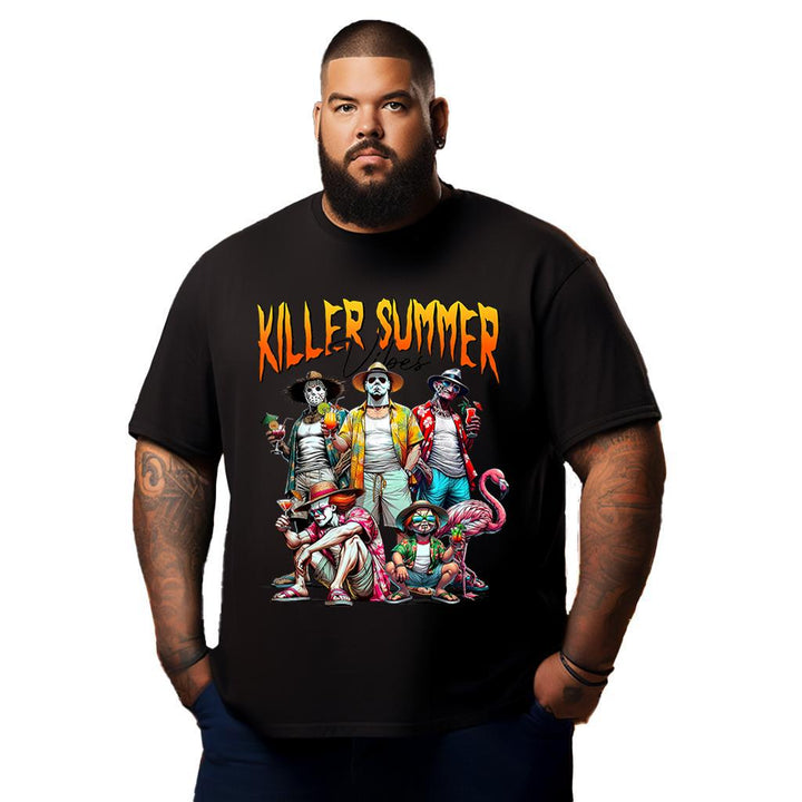 Halloween Horror Movie Night Shirt Halloween Horror T Shirt T0 5DM5 008 Men T Shirts Big and Tall Men Shirts Plus Size Short Sleeve Fashion Casual T Shirt Graphic Tee Shirts Tshirts