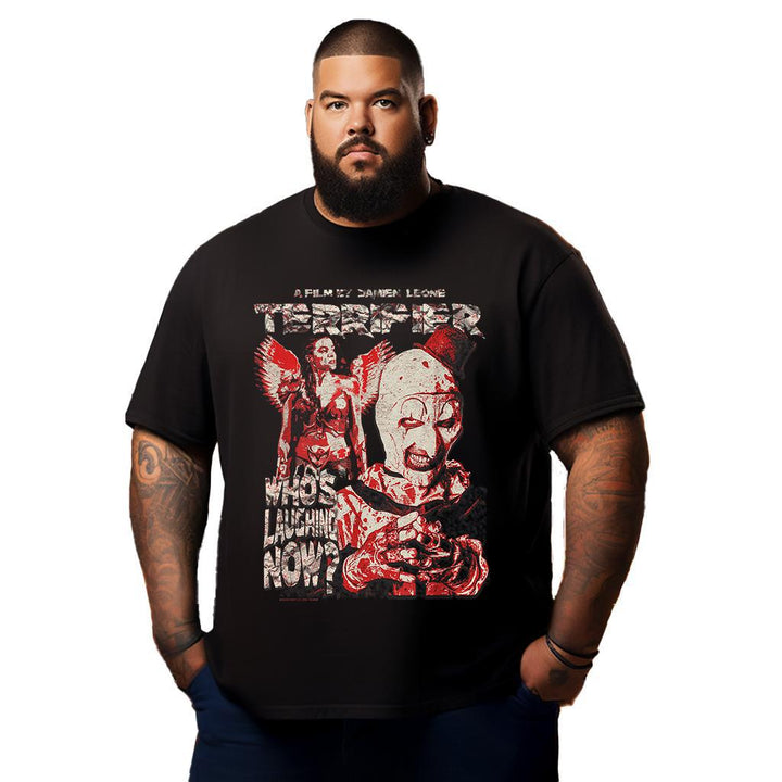 Halloween Horror Movie Night Shirt Halloween Horror T Shirt T0 5DM5 018 Men T Shirts Big and Tall Men Shirts Plus Size Short Sleeve Fashion Casual T Shirt Graphic Tee Shirts Tshirts