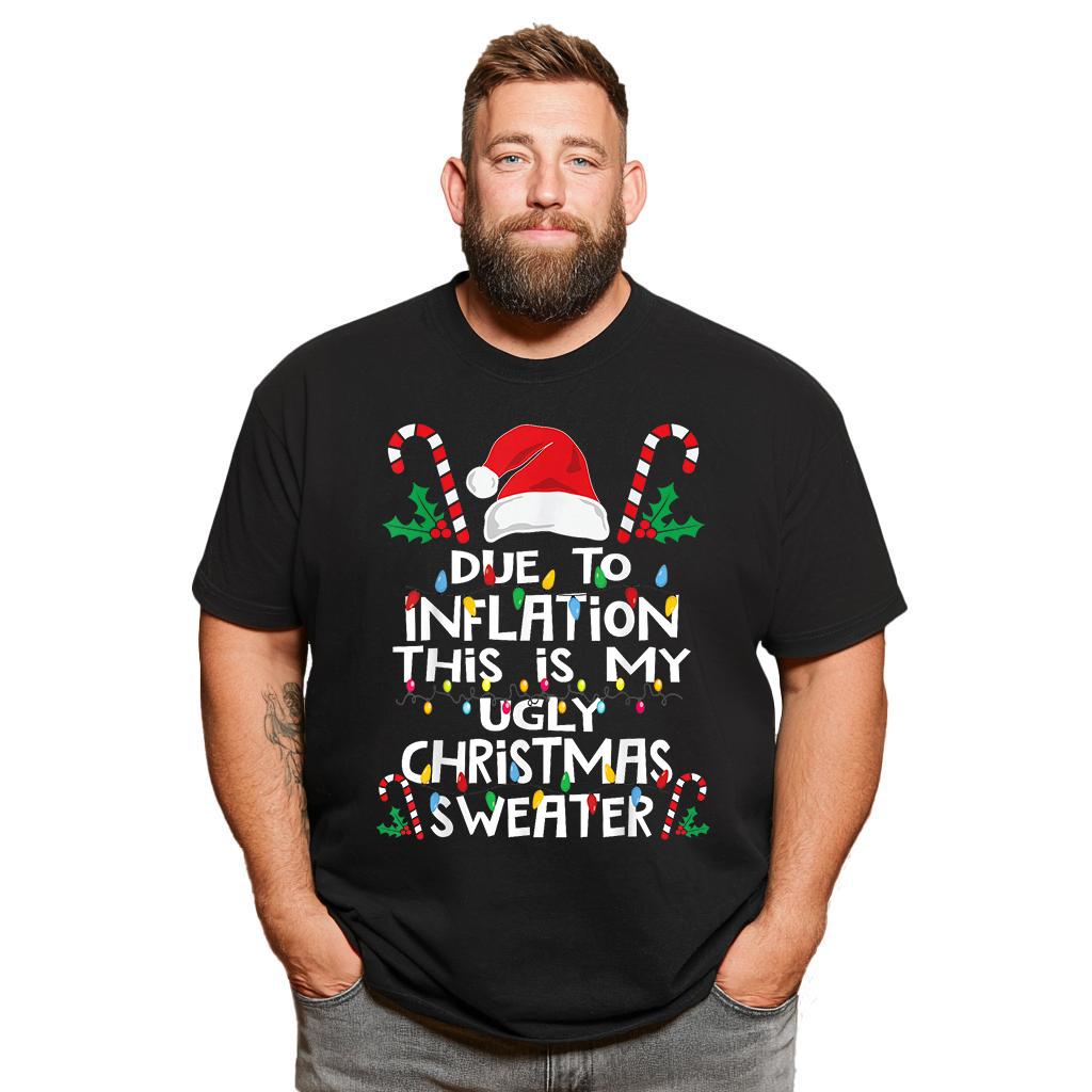 Christmas T Shirt for Men Big & Tall Men Xmas T Shirt T0 5DOH 011 Men T Shirts Big and Tall Men Shirts Plus Size Short Sleeve Fashion Casual T Shirt Graphic Tee Shirts Tshirts