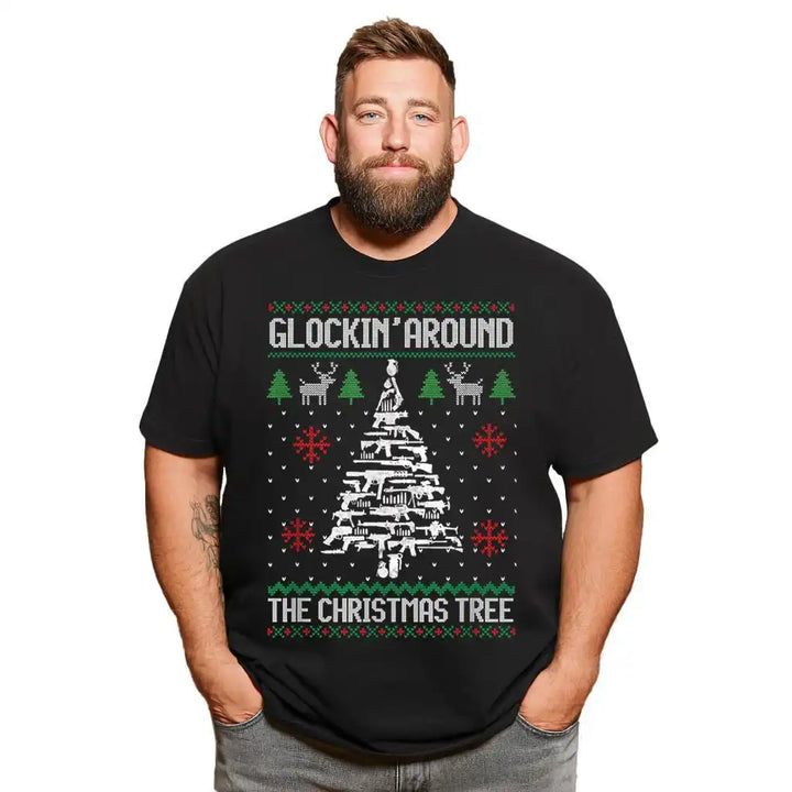Christmas T Shirt for Men Big & Tall Men Xmas T Shirt T0 5DOH 012 Men T Shirts Big and Tall Men Shirts Plus Size Short Sleeve Fashion Casual T Shirt Graphic Tee Shirts Tshirts