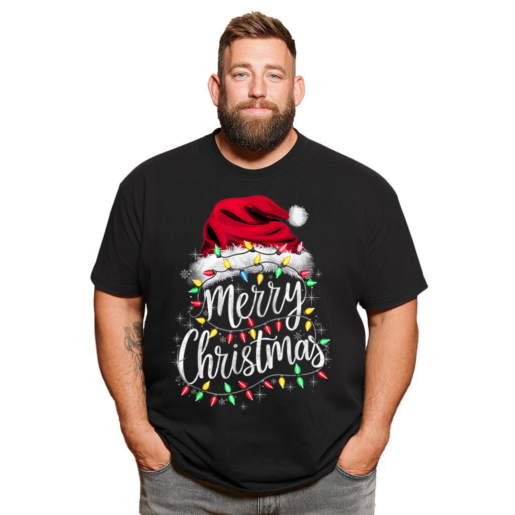 Christmas T Shirt for Men Big & Tall Men Xmas T Shirt T0 5DOI 009 Men T Shirts Big and Tall Men Shirts Plus Size Short Sleeve Fashion Casual T Shirt Graphic Tee Shirts Tshirts