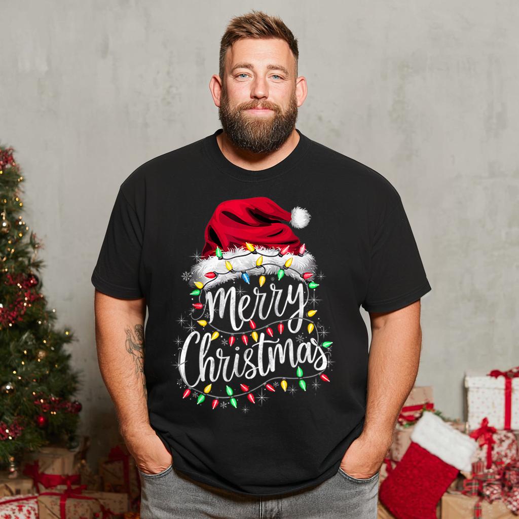 Christmas T Shirt for Men Big & Tall Men Xmas T Shirt T0 5DOI 009 Men T Shirts Big and Tall Men Shirts Plus Size Short Sleeve Fashion Casual T Shirt Graphic Tee Shirts Tshirts