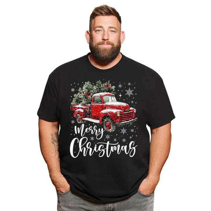 Christmas T Shirt for Men Big & Tall Men Xmas T Shirt T0 5DOI 014 Men T Shirts Big and Tall Men Shirts Plus Size Short Sleeve Fashion Casual T Shirt Graphic Tee Shirts Tshirts
