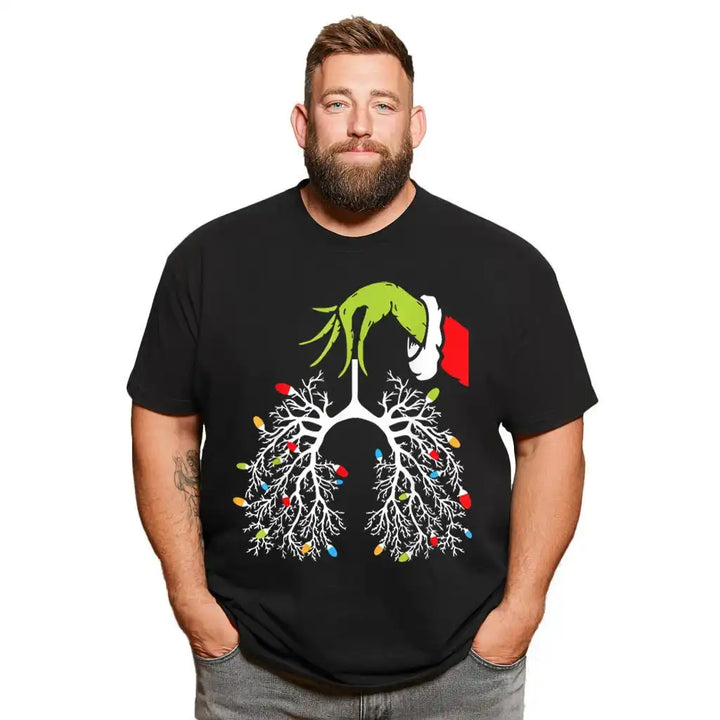 Christmas T Shirt for Men Big & Tall Men Xmas T Shirt T0 5DOJ 005 Men T Shirts Big and Tall Men Shirts Plus Size Short Sleeve Fashion Casual T Shirt Graphic Tee Shirts Tshirts