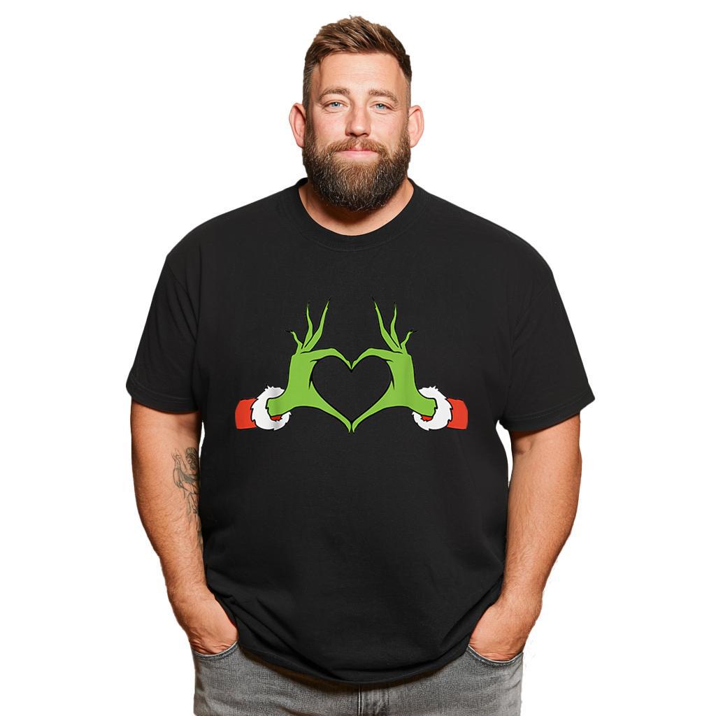 Christmas T Shirt for Men Big & Tall Men Xmas T Shirt T0 5DOJ 010 Men T Shirts Big and Tall Men Shirts Plus Size Short Sleeve Fashion Casual T Shirt Graphic Tee Shirts Tshirts