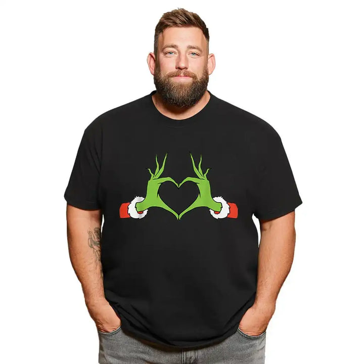 Christmas T Shirt for Men Big & Tall Men Xmas T Shirt T0 5DOJ 010 Men T Shirts Big and Tall Men Shirts Plus Size Short Sleeve Fashion Casual T Shirt Graphic Tee Shirts Tshirts