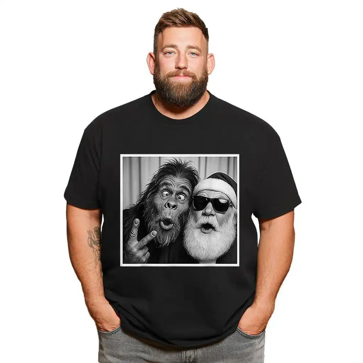 Christmas T Shirt for Men Big & Tall Men Xmas T Shirt T0 5DOM 001 Men T Shirts Big and Tall Men Shirts Plus Size Short Sleeve Fashion Casual T Shirt Graphic Tee Shirts Tshirts