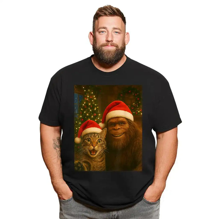 Christmas T Shirt for Men Big & Tall Men Xmas T Shirt T0 5DOM 009 Men T Shirts Big and Tall Men Shirts Plus Size Short Sleeve Fashion Casual T Shirt Graphic Tee Shirts Tshirts