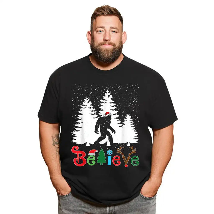 Christmas T Shirt for Men Big & Tall Men Xmas T Shirt T0 5DOM 012 Men T Shirts Big and Tall Men Shirts Plus Size Short Sleeve Fashion Casual T Shirt Graphic Tee Shirts Tshirts