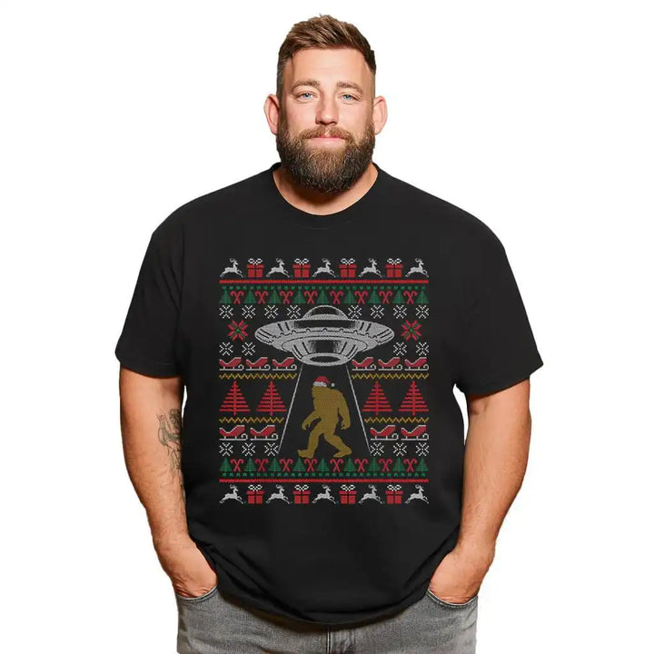 Christmas T Shirt for Men Big & Tall Men Xmas T Shirt T0 5DOM 014 Men T Shirts Big and Tall Men Shirts Plus Size Short Sleeve Fashion Casual T Shirt Graphic Tee Shirts Tshirts