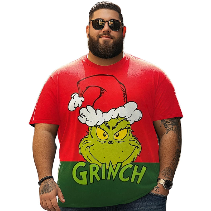 Christmas T Shirt for Men Big & Tall Men Xmas T Shirt T0 5DRE 001 Men T Shirts Big and Tall Men Shirts Plus Size Short Sleeve Fashion Casual T Shirt Graphic Tee Shirts Tshirts