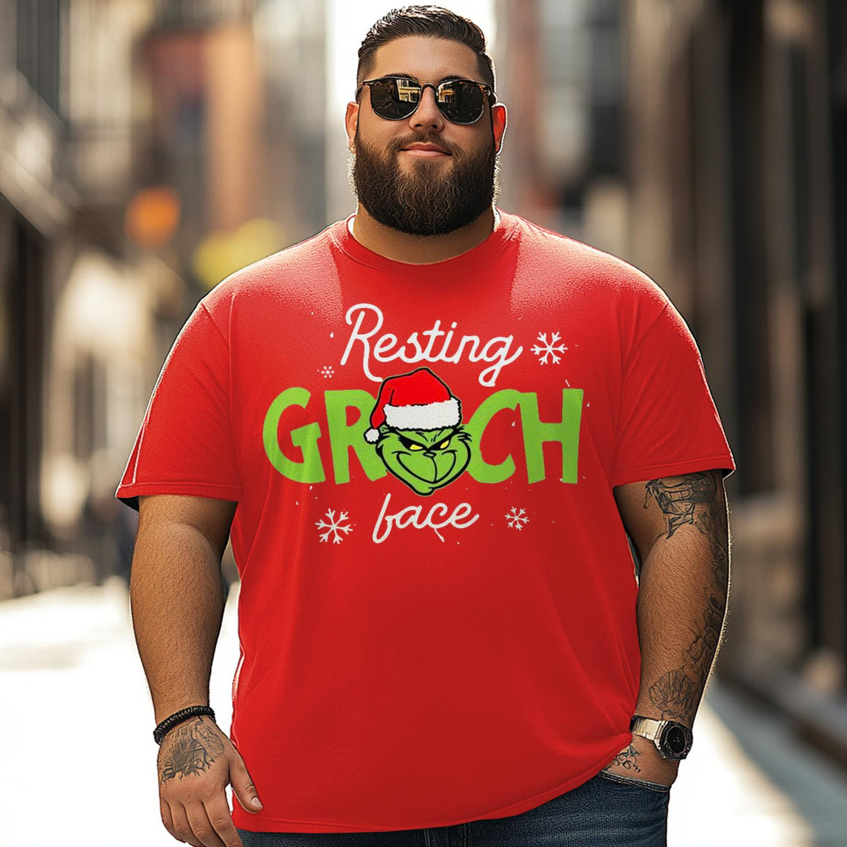 Christmas T Shirt for Men Big & Tall Men Xmas T Shirt T0 5DRE 002 Men T Shirts Big and Tall Men Shirts Plus Size Short Sleeve Fashion Casual T Shirt Graphic Tee Shirts Tshirts