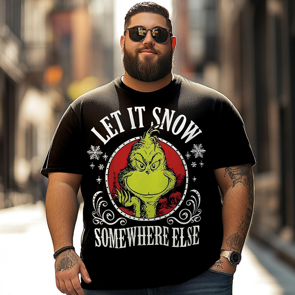 Christmas T Shirt for Men Big & Tall Men Xmas T Shirt T0 5DRE 007 Men T Shirts Big and Tall Men Shirts Plus Size Short Sleeve Fashion Casual T Shirt Graphic Tee Shirts Tshirts