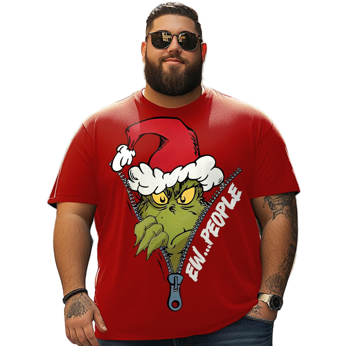 Christmas T Shirt for Men Big & Tall Men Xmas T Shirt T0 5DRE 008 Men T Shirts Big and Tall Men Shirts Plus Size Short Sleeve Fashion Casual T Shirt Graphic Tee Shirts Tshirts