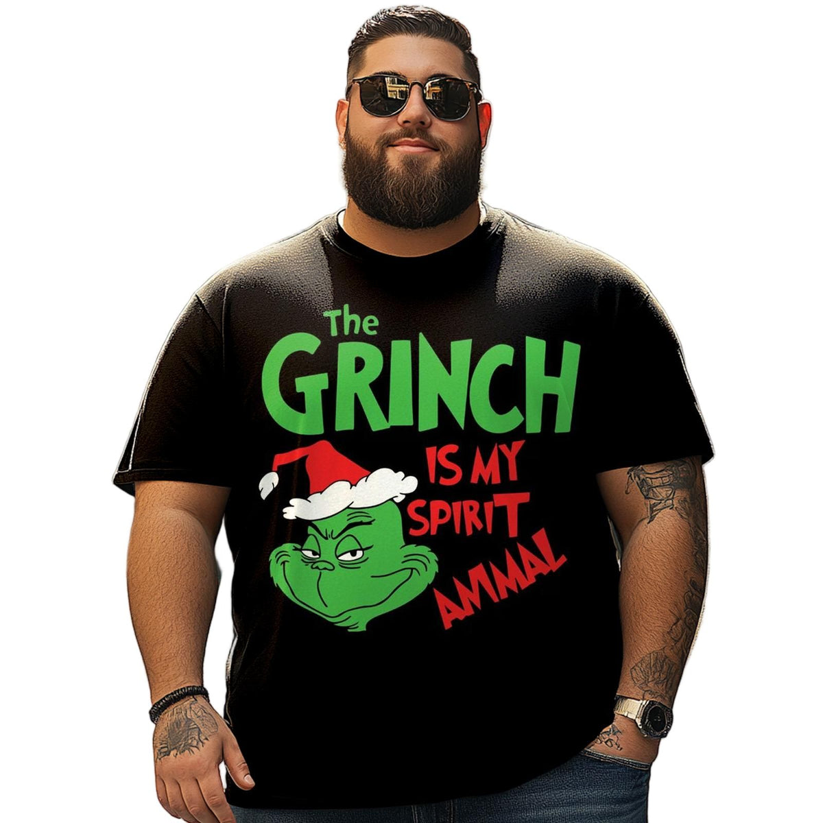 Christmas T Shirt for Men Big & Tall Men Xmas T Shirt T0 5DRE 010 Men T Shirts Big and Tall Men Shirts Plus Size Short Sleeve Fashion Casual T Shirt Graphic Tee Shirts Tshirts