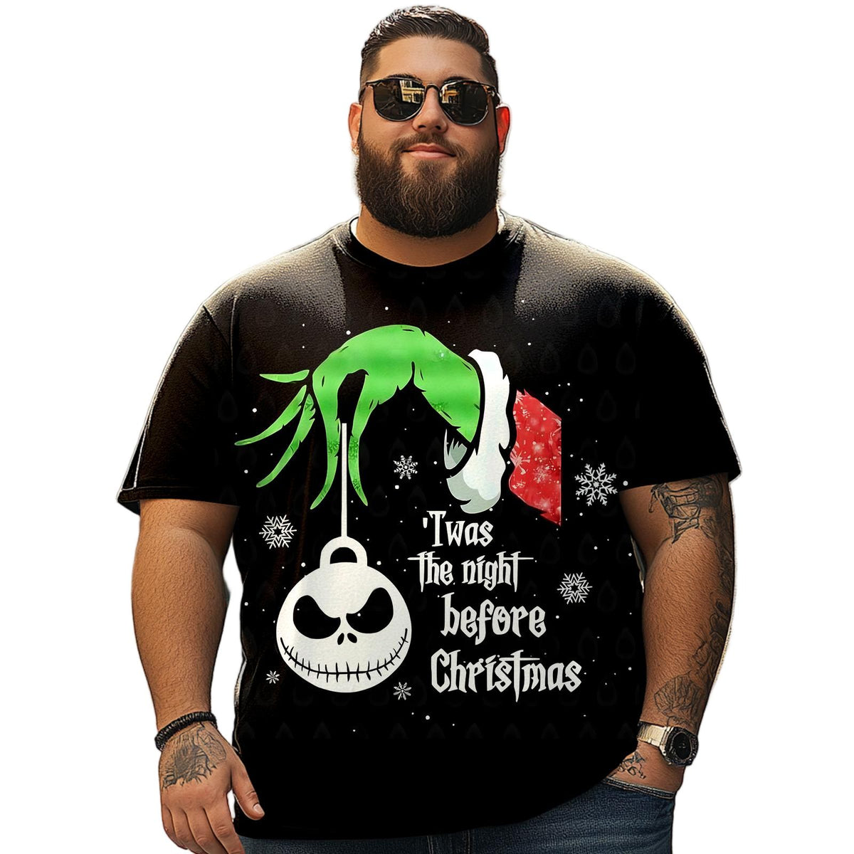 Christmas T Shirt for Men Big & Tall Men Xmas T Shirt T0 5DRE 011 Men T Shirts Big and Tall Men Shirts Plus Size Short Sleeve Fashion Casual T Shirt Graphic Tee Shirts Tshirts