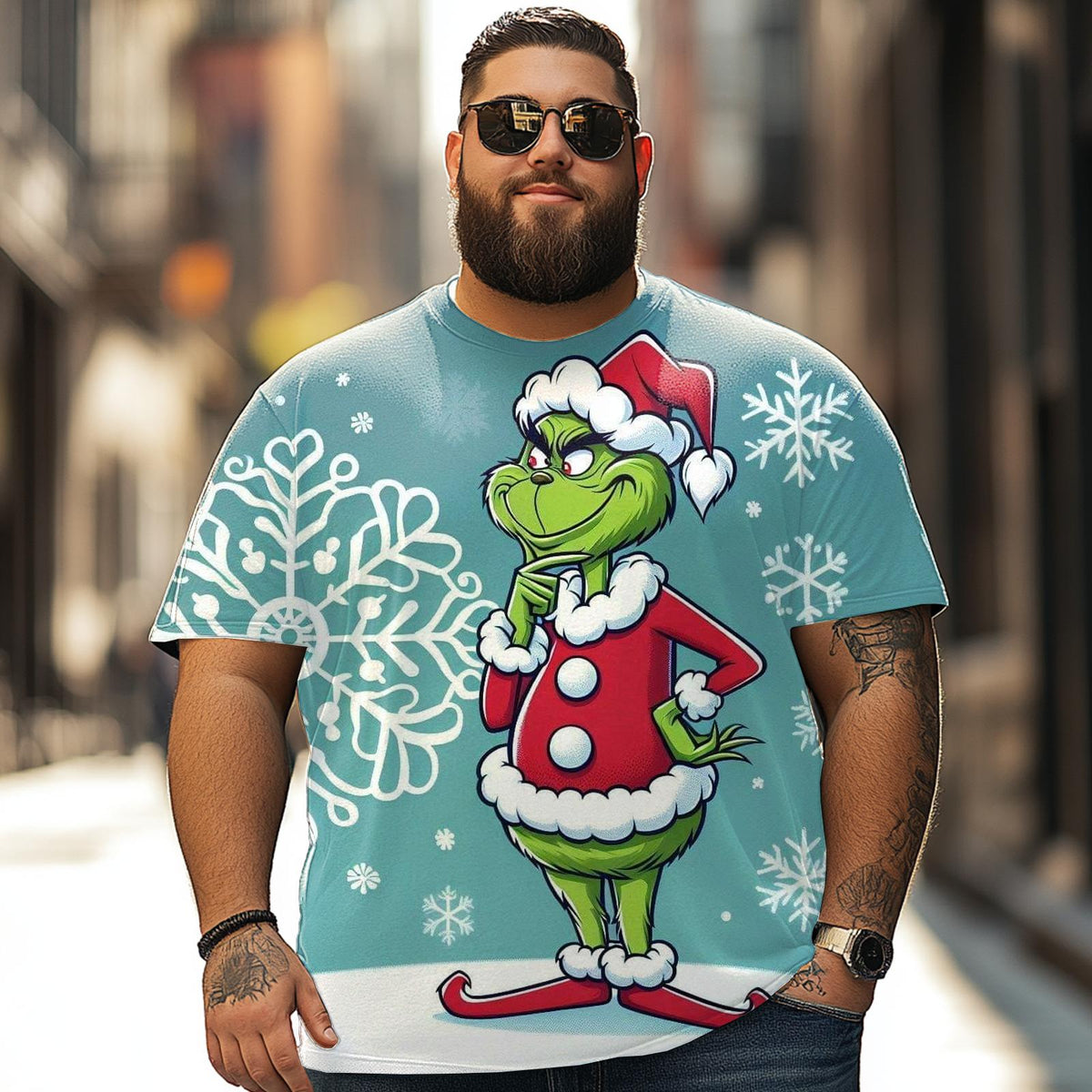 Christmas T Shirt for Men Big & Tall Men Xmas T Shirt T0 5DRE 015 Men T Shirts Big and Tall Men Shirts Plus Size Short Sleeve Fashion Casual T Shirt Graphic Tee Shirts Tshirts
