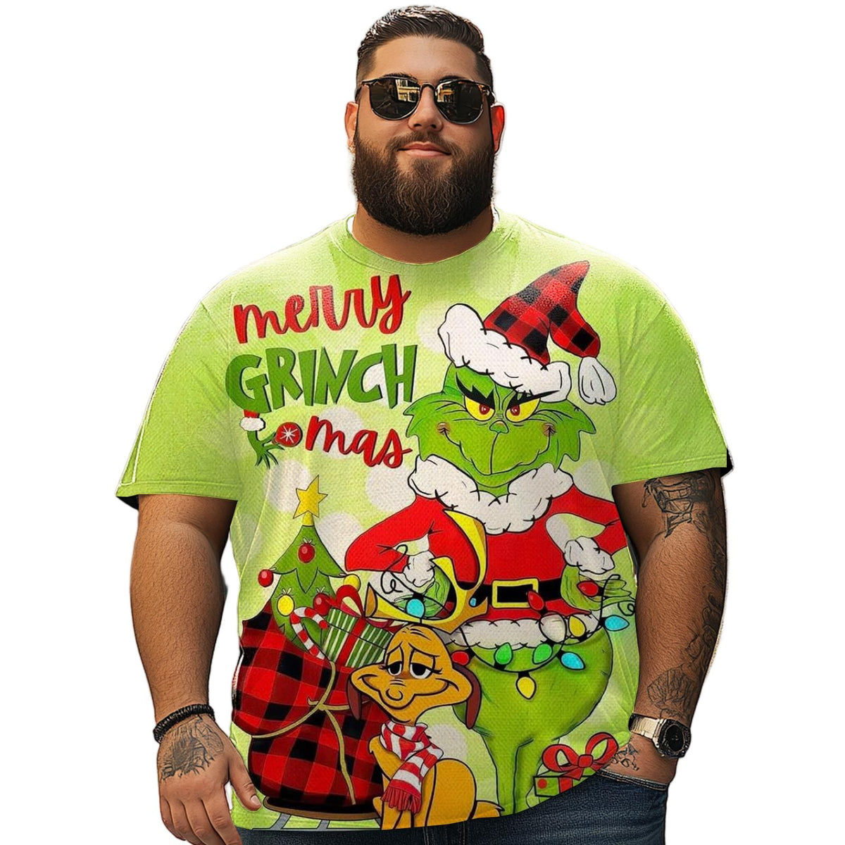 Christmas T Shirt for Men Big & Tall Men Xmas T Shirt T0 5DRE 016 Men T Shirts Big and Tall Men Shirts Plus Size Short Sleeve Fashion Casual T Shirt Graphic Tee Shirts Tshirts