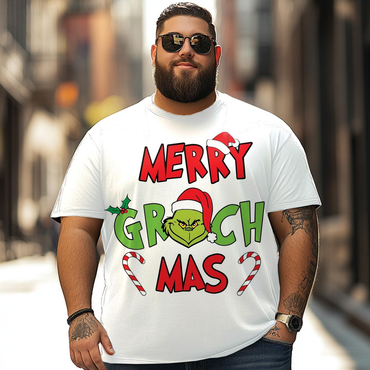 Christmas T Shirt for Men Big & Tall Men Xmas T Shirt T0 5DRE 018 Men T Shirts Big and Tall Men Shirts Plus Size Short Sleeve Fashion Casual T Shirt Graphic Tee Shirts Tshirts