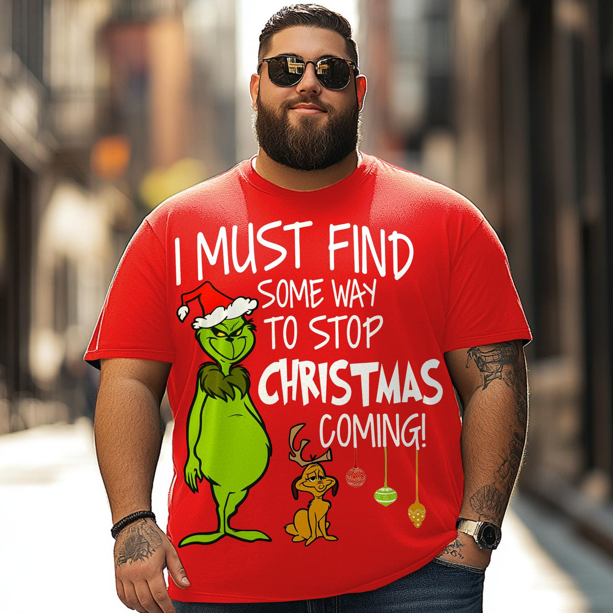 Christmas T Shirt for Men Big & Tall Men Xmas T Shirt T0 5DRE 019 Men T Shirts Big and Tall Men Shirts Plus Size Short Sleeve Fashion Casual T Shirt Graphic Tee Shirts Tshirts