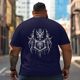 Skull Skeleton T2 5D2C 002 Men T Shirts Big and Tall Men Shirts Plus Size Short Sleeve Fashion Casual T Shirt Graphic Tee Shirts Tshirts