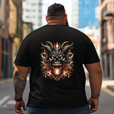 Skull Skeleton T2 5D2C 005 Men T Shirts Big and Tall Men Shirts Plus Size Short Sleeve Fashion Casual T Shirt Graphic Tee Shirts Tshirts