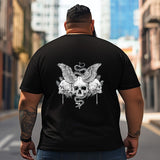 Skull Skeleton T2 5D2C 024 Men T Shirts Big and Tall Men Shirts Plus Size Short Sleeve Fashion Casual T Shirt Graphic Tee Shirts Tshirts