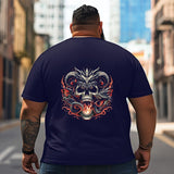 Skull Skeleton T2 5D2C 025 Men T Shirts Big and Tall Men Shirts Plus Size Short Sleeve Fashion Casual T Shirt Graphic Tee Shirts Tshirts