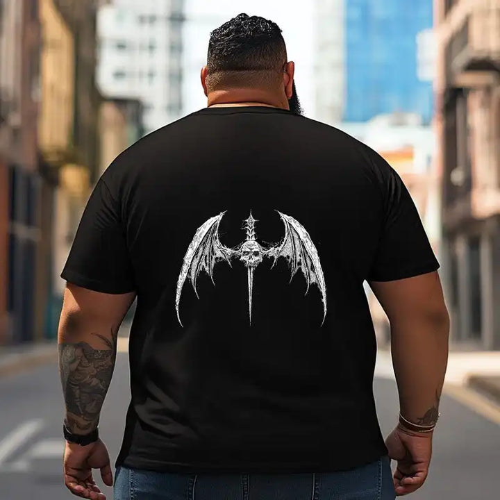 Skull Skeleton T2 5D2C 036 Men T Shirts Big and Tall Men Shirts Plus Size Short Sleeve Fashion Casual T Shirt Graphic Tee Shirts Tshirts