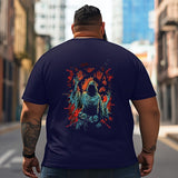 Skull Skeleton T2 5D2C 037 Men T Shirts Big and Tall Men Shirts Plus Size Short Sleeve Fashion Casual T Shirt Graphic Tee Shirts Tshirts