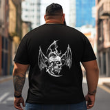 Skull Skeleton T2 5D2C 038 Men T Shirts Big and Tall Men Shirts Plus Size Short Sleeve Fashion Casual T Shirt Graphic Tee Shirts Tshirts