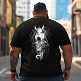 Skull Skeleton T2 5D2C 041 Men T Shirts Big and Tall Men Shirts Plus Size Short Sleeve Fashion Casual T Shirt Graphic Tee Shirts Tshirts