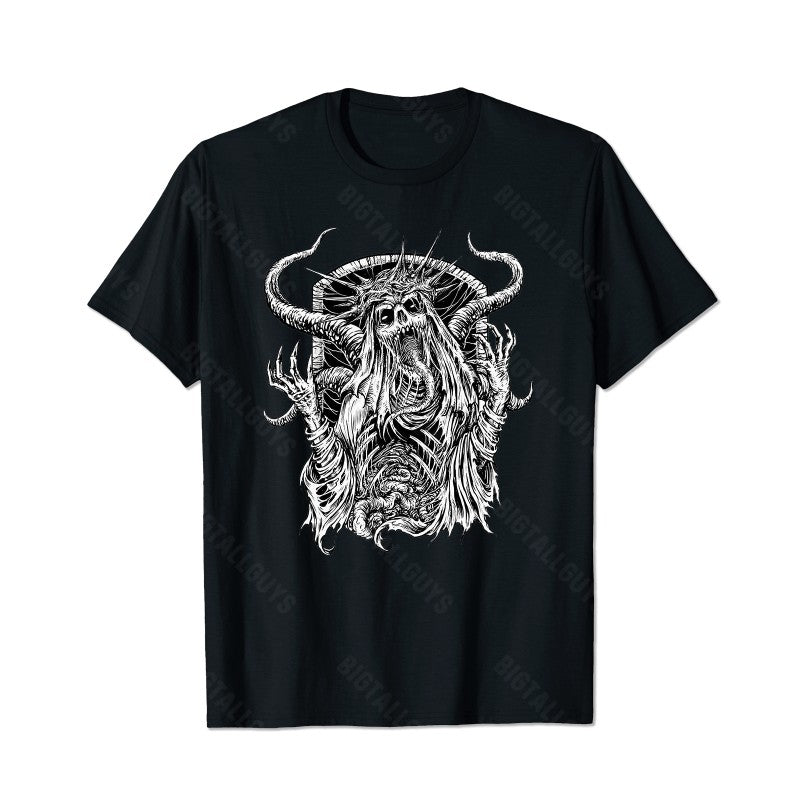 Skull Skeleton T0 5D2C 042 Men T Shirts Big and Tall Men Shirts Plus Size Short Sleeve Fashion Casual T Shirt Graphic Tee Shirts Tshirts