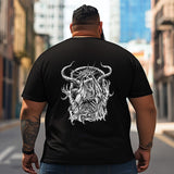 Skull Skeleton T2 5D2C 042 Men T Shirts Big and Tall Men Shirts Plus Size Short Sleeve Fashion Casual T Shirt Graphic Tee Shirts Tshirts