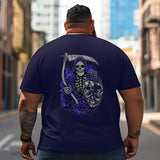 Skull Skeleton T2 5D2C 051 Men T Shirts Big and Tall Men Shirts Plus Size Short Sleeve Fashion Casual T Shirt Graphic Tee Shirts Tshirts