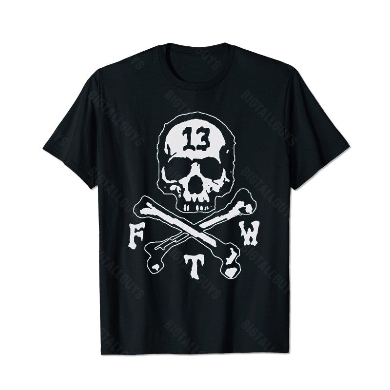 Skull Skeleton T0 5D2C 055 Men T Shirts Big and Tall Men Shirts Plus Size Short Sleeve Fashion Casual T Shirt Graphic Tee Shirts Tshirts