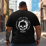 Skull Skeleton T2 5D2C 056 Men T Shirts Big and Tall Men Shirts Plus Size Short Sleeve Fashion Casual T Shirt Graphic Tee Shirts Tshirts